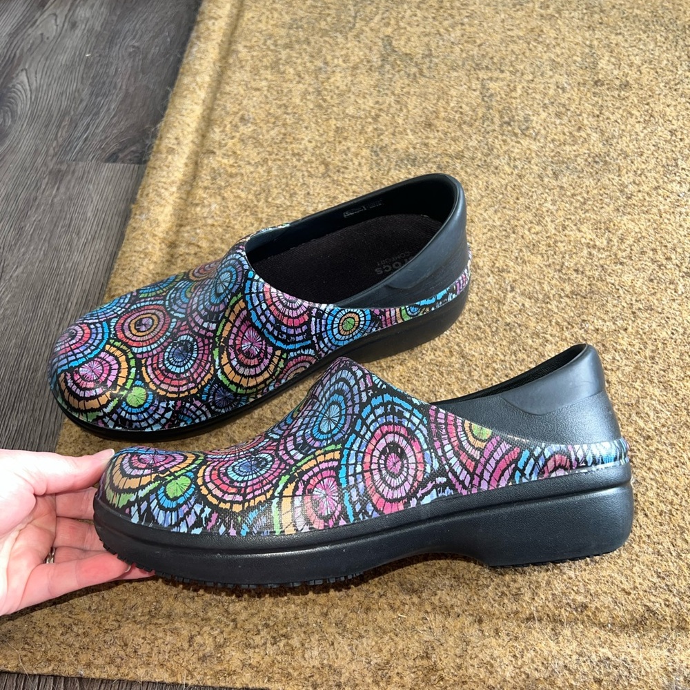 CROCS Black Mules & Clogs with Comfort Sole